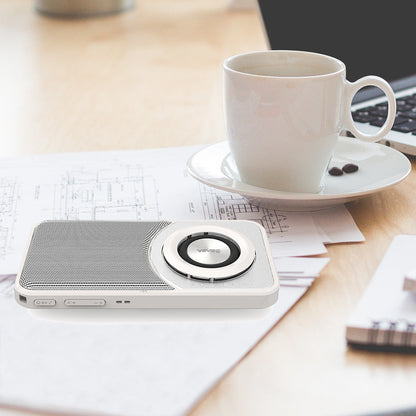 Retro Mini Bluetooth Speaker - Portable Wireless Metal Speaker with FM Radio & USB - Premium Sound Gift