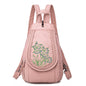 New Embroidery Orchid Women Backpack Casual