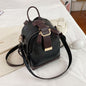 New Ladies Stitching Backpack Soft Leather