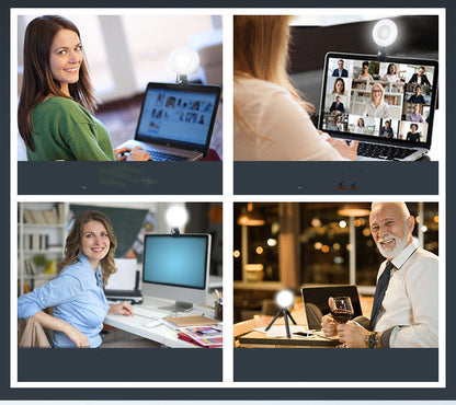 LED ring light for video conferencing