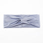 European And American New Women'S Sports Yoga Hairband Fashion Cross Headband Solid Color High Elastic Sports Headdress Wholesale