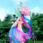 Children'S Color Braided Hair Wig Headdress