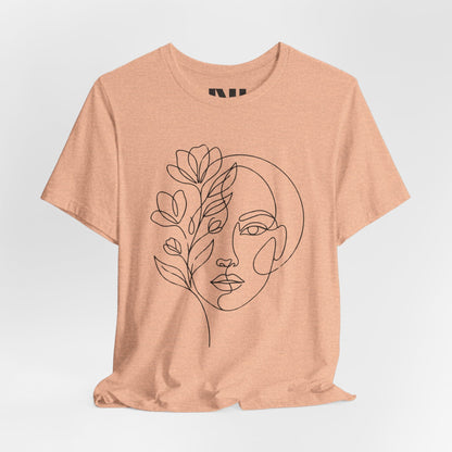 Floral Face T-Shirt