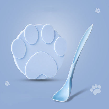 Pet Canned Food Lid Fresh-Keeping Silicone Lid Dog Canned Food Sealing Lid Universal Sealing Lid Three-In-One