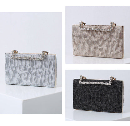 Pleated evening bag