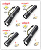 USB Charging Zoom P50 Flashlight