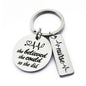 Nurse's Day Stainless Steel Keychain ECG Doctor Gift
