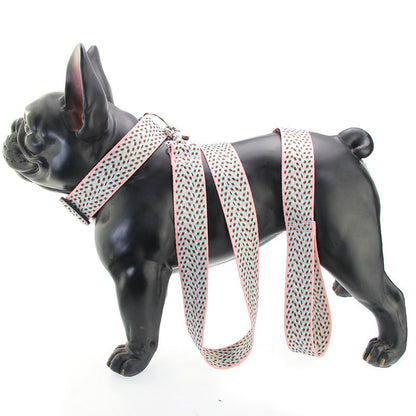 Small And Medium-sized Dog Teddy Vest-style Collar, Chest Strap, Puppies, Dog Chain