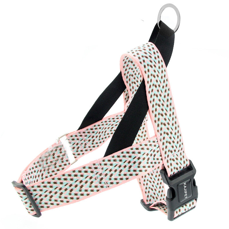 Small And Medium-sized Dog Teddy Vest-style Collar, Chest Strap, Puppies, Dog Chain