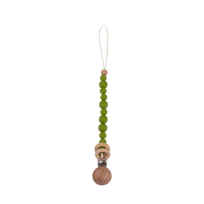 Baby Products Soothing Beech Wood Clip Pacifier Chain