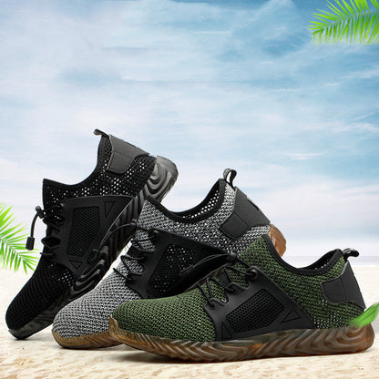 Anti-smashing Anti-piercing Lightweight Protective Shoes Breathable Safety Shoes