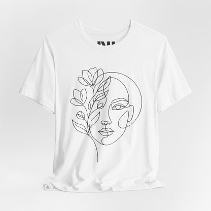 Floral Face T-Shirt