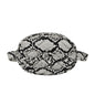 Snakeskin pattern ladies belt bag
