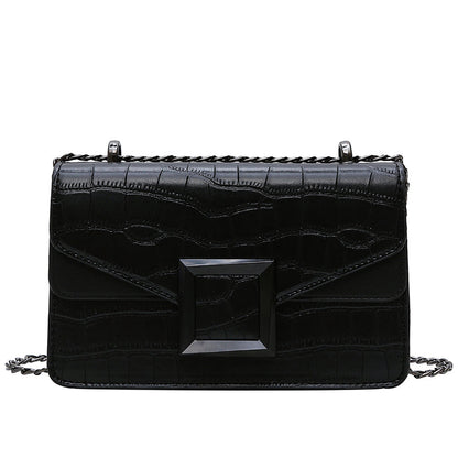 Net red chain small square bag