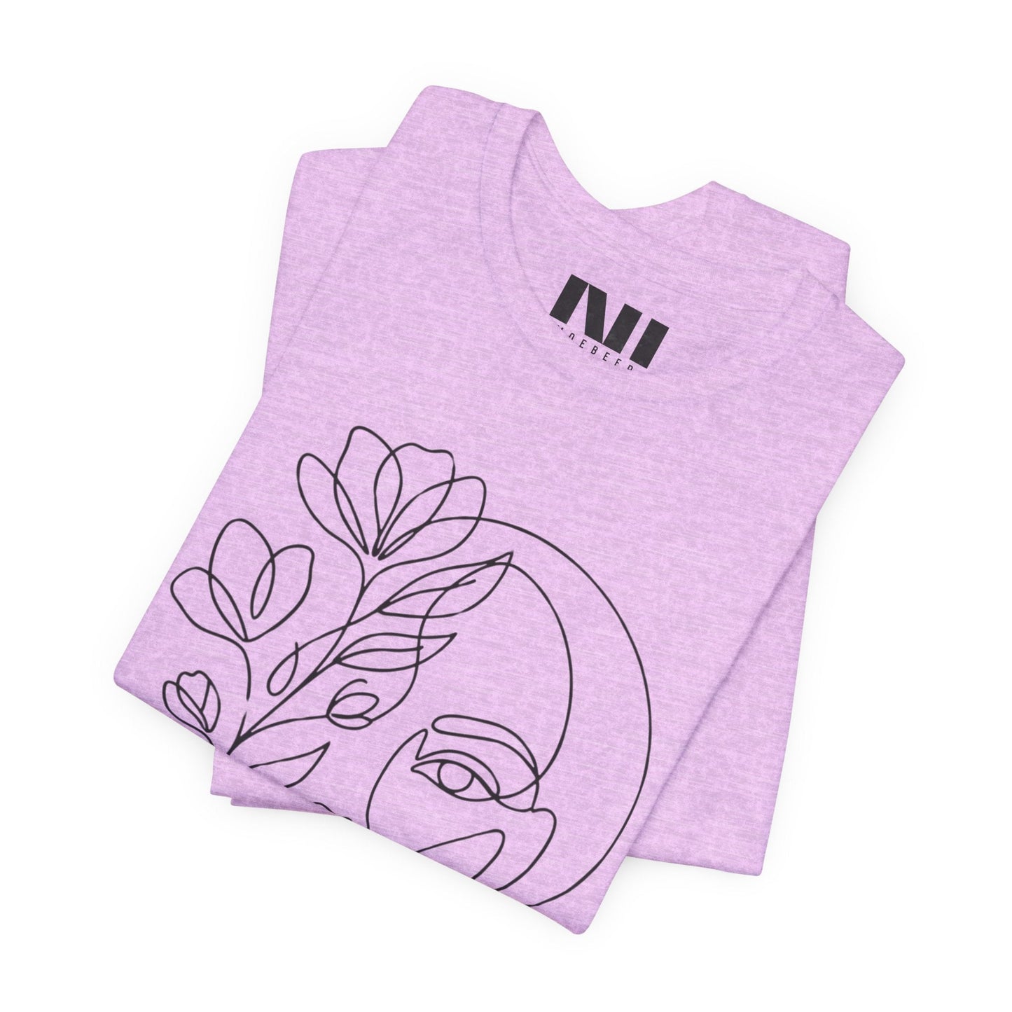 Floral Face T-Shirt
