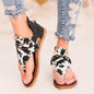 large size women flat sandals
