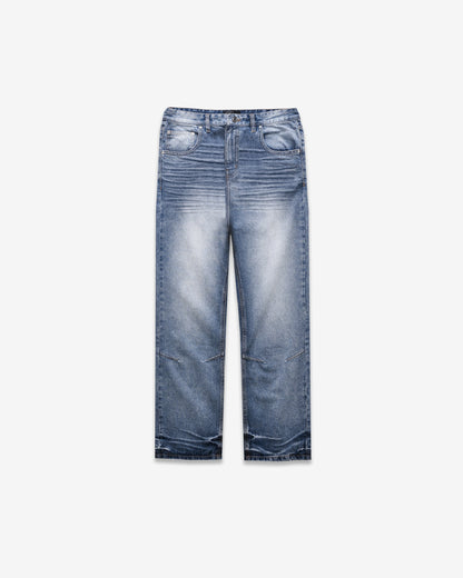 Relaxed Ripple Denim - Classic Blue