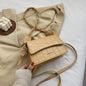 Summer Fashion Magnetic Snap Pattern Small Square Bag