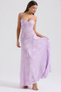 Sexy Flowers Lace Suspender Dress Summer Fashion Slim Back Lace-up Long Dresses Party Evening Club Clothing For Women