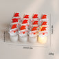 LED Electronic Candle Lights Christmas Trees Santa Claus Snowmen Creative Candles Small Night Lights Home Decorative Ornaments