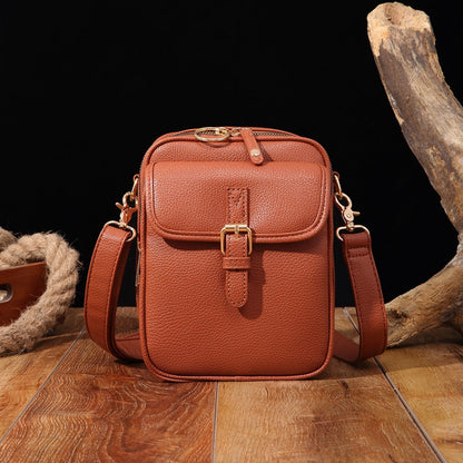 Unisex Vintage Large Capacity Messenger Bag Storage Bag  With 10 Card Inserts Casual Backpack Women's Bag Retro Backpack Large Capacity Travel