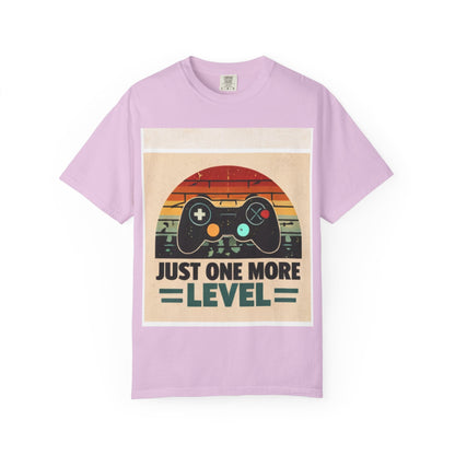 Retro Video Game Controller Just One More Level T-Shirt | Gamer Tee