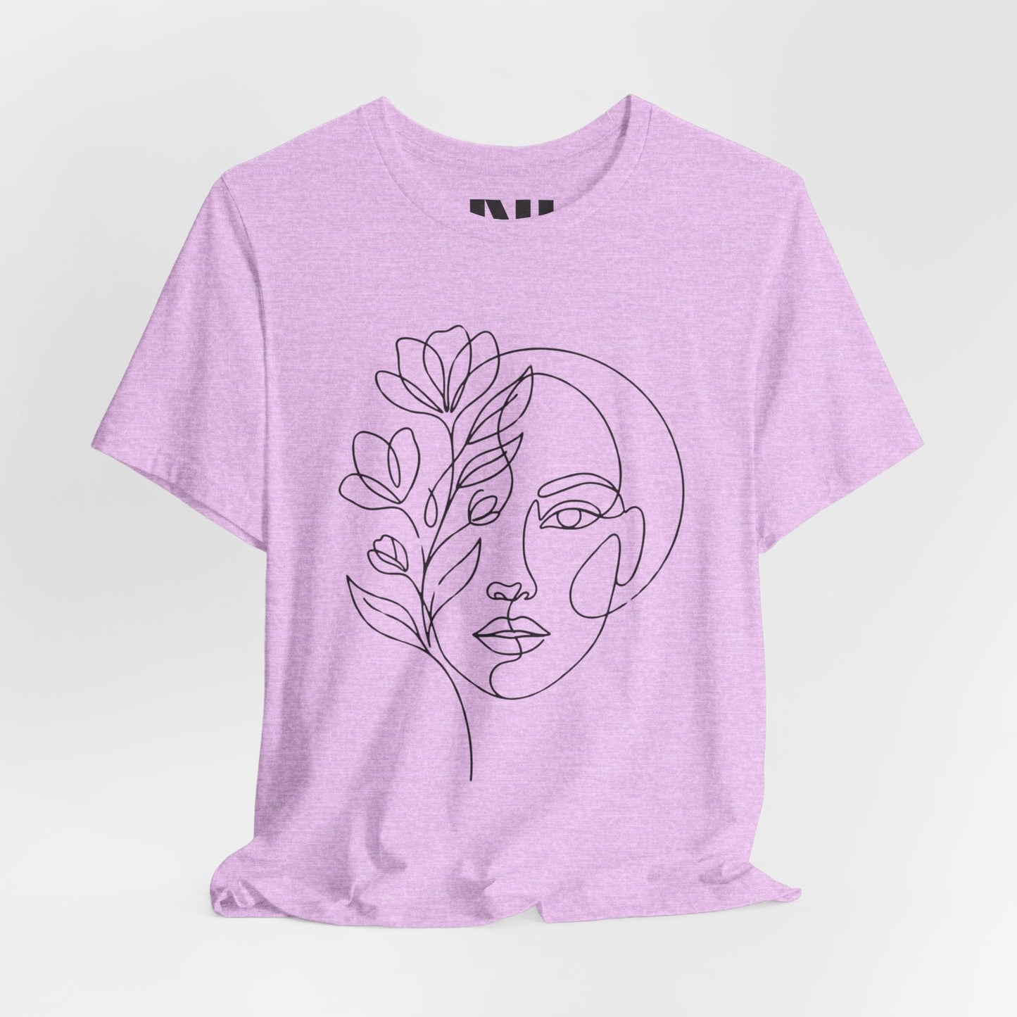 Floral Face T-Shirt