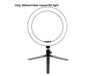 26cm LED Ring Light with Tripod Stand & Phone Clip - Professional Studio Lighting for Photography, Video & Live Streaming