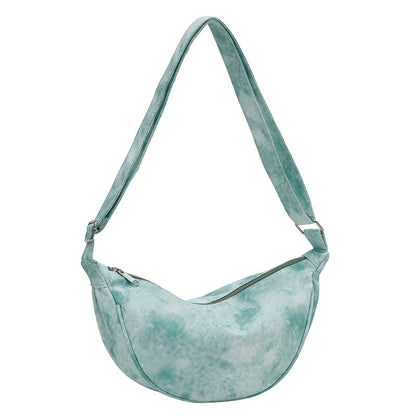 Women's Canvas Shoulder Simple Casual Messenger Bag For Female Students