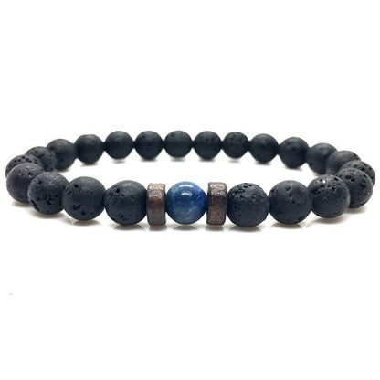 Natural Tiger Eye Stone Bracelet - Handwoven Healing Crystal Bracelet for Men & Women