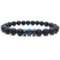 Natural Tiger Eye Stone Bracelet - Handwoven Healing Crystal Bracelet for Men & Women