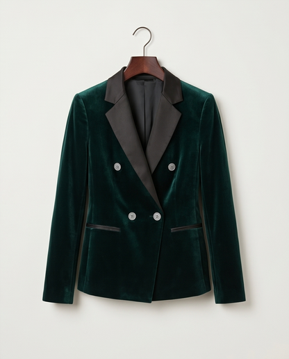 Green Double Breasted Dinner Jacket