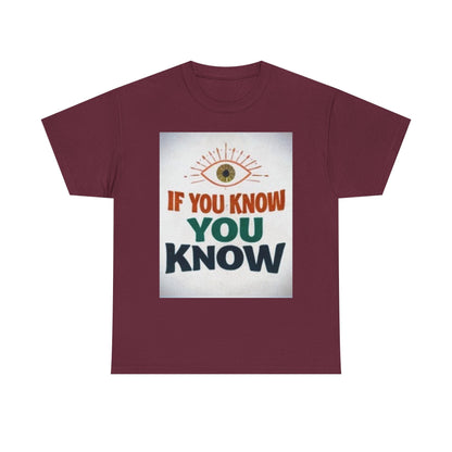 If You Know You Know Retro Eye Tee | Vintage Graphic T-Shirt