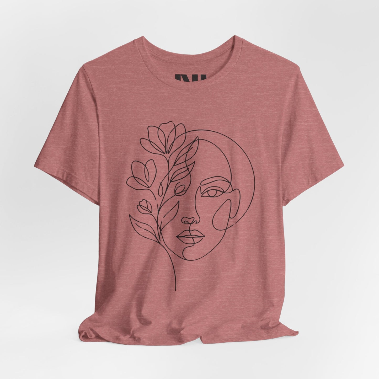 Floral Face T-Shirt