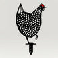 Chicken Yard Art Outdoor Garden Back Yard Gazon Stakes Hen Yard Decor