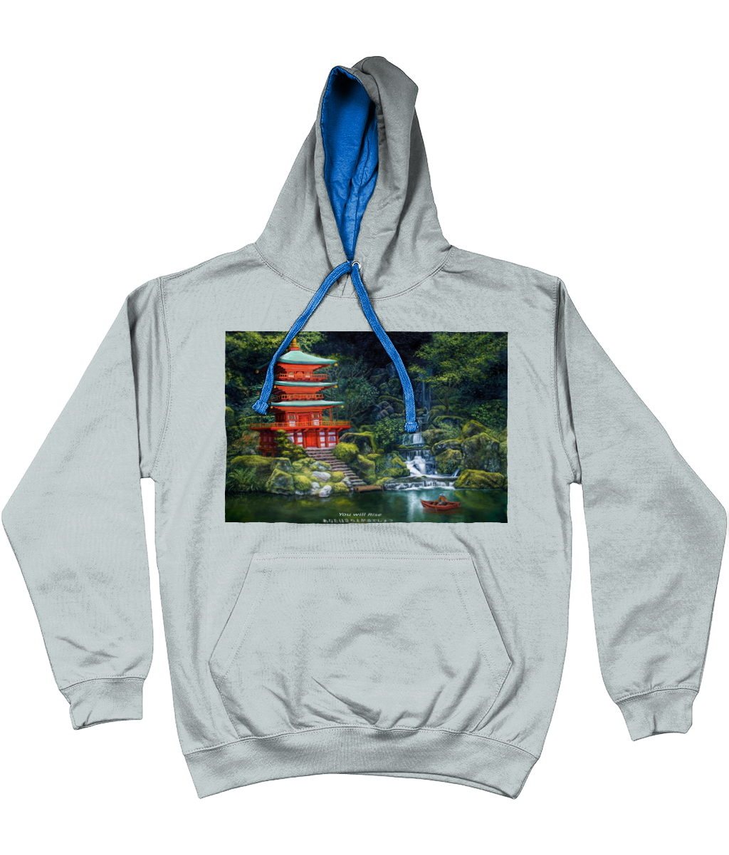 ASLAN Hoodie two tone-Grey Various Colours and Sizes