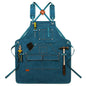 Fashion canvas apron custom logo anti-fouling thickening