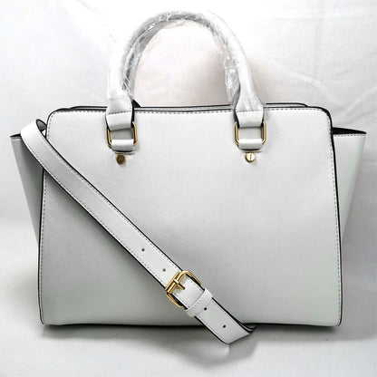 Smiley cross pattern shoulder bag
