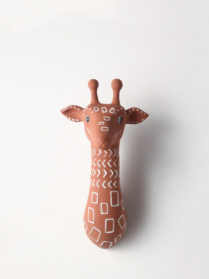 Creative Rabbit Animal Flower Hanging Wall Decoration Brown Bear
