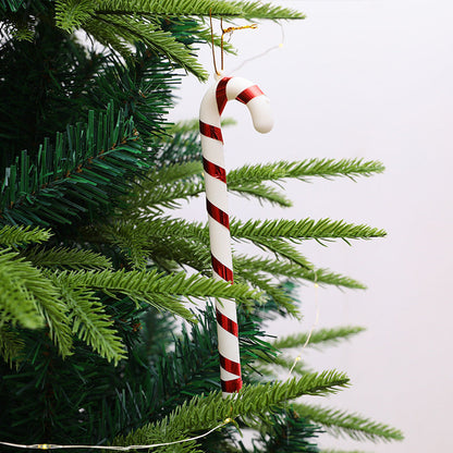 Christmas Tree Crutches Prop Decorations 6