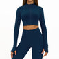 Slim-fit Fitness Long-sleeve Jacket Quick-dry Yoga Wear
