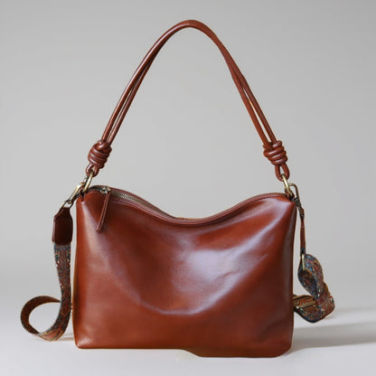 Genuine Leather Creative Large Capacity Hand Shoulder Commuter Bag