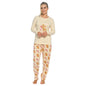 Women's Cotton Soft Pyjama Set with Elasticated Patterned Bottoms Ultimate Nightwear and Cosy Loungewear Multiple Sizes by Daisy Dreamer