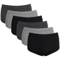 Pack of 6 Men's Cotton Y Front Briefs Comfortable Breathable Underwear with Soft Stretch Waistband Hypoallergenic Durable by Sock Stack