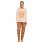 Women's Cotton Soft Pyjama Set with Elasticated Patterned Bottoms Ultimate Nightwear and Cosy Loungewear Multiple Sizes by Daisy Dreamer