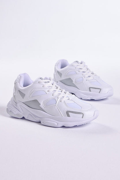 Tonny Black Unisex White Sax Sports Shoes Tb252