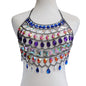 Nightclub Dripping Halter Neck Hollow Vest Bikini Body Chain Women
