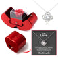 Four-leaf Clover Necklace Female Apple Box Set Mother's Day Gift