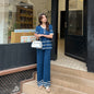 Fashionable Minimalist Relaxed-fit Short-sleeve Top Pants