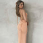Women's Sexy Backless Slim Fit Lace Up Dress
